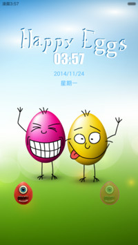 Happy Eggs【圣诞节+全新图标+自由桌面+百变闹钟】