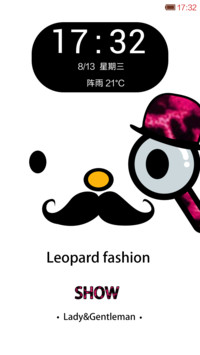 Leopard fashion show