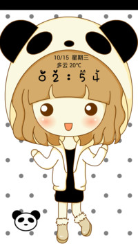 鬼鬼熊猫装