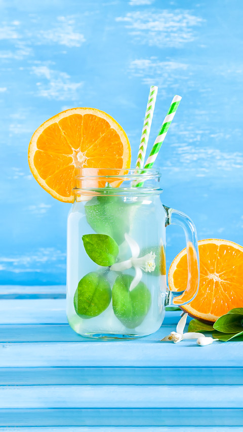 Orange flower water or orange blossom water preview