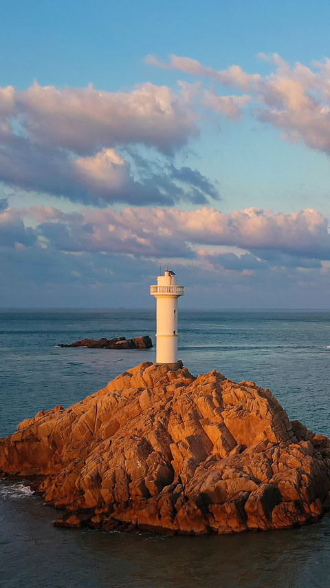 Sunset over dongji island preview