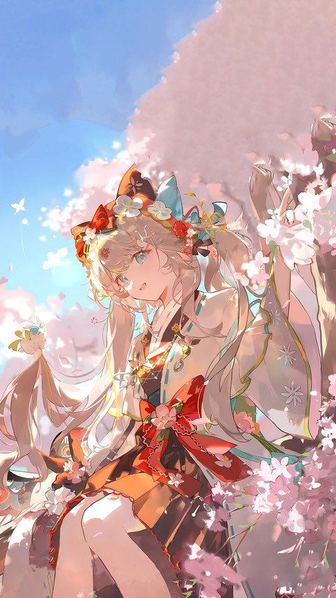 花下少女与猫闲 preview