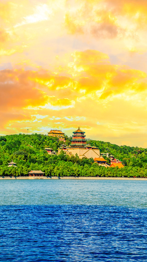 The garden landscape of the Summer Palace in Beijing preview