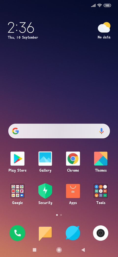 Eclogue miui theme