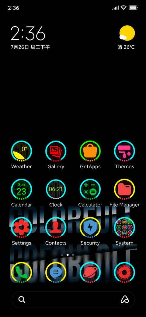 ColorfullClock preview