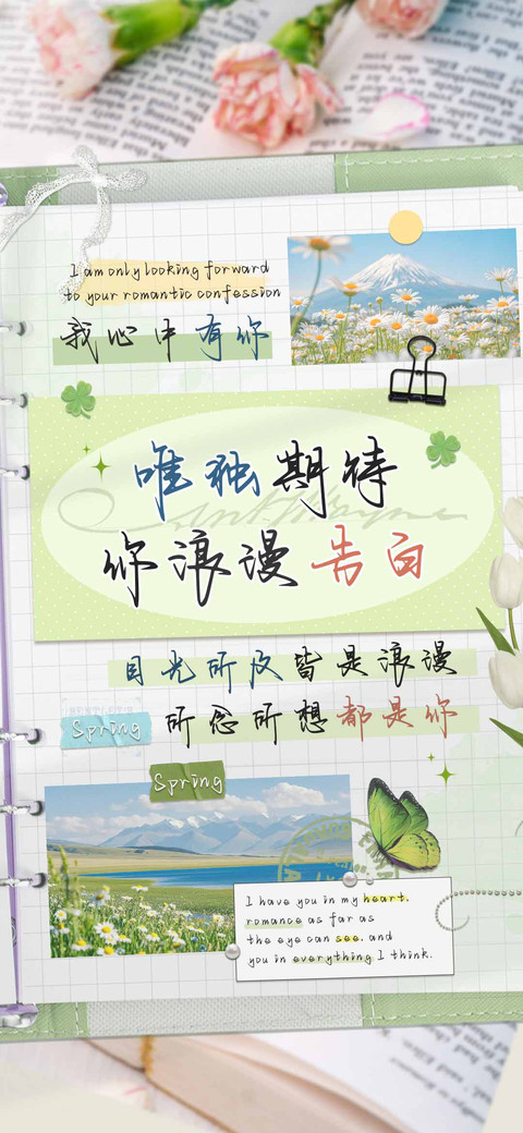 唯独期待你浪漫告白 preview