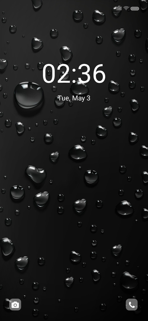 Simple water drop preview