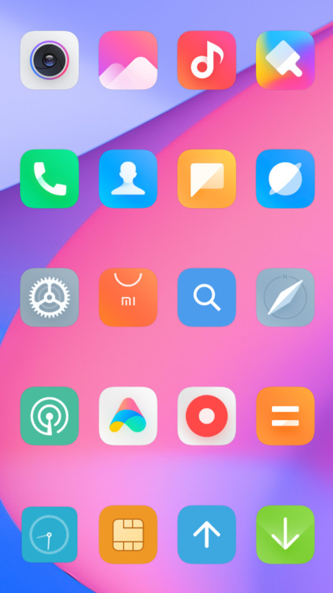 Xiaomiui Theme preview