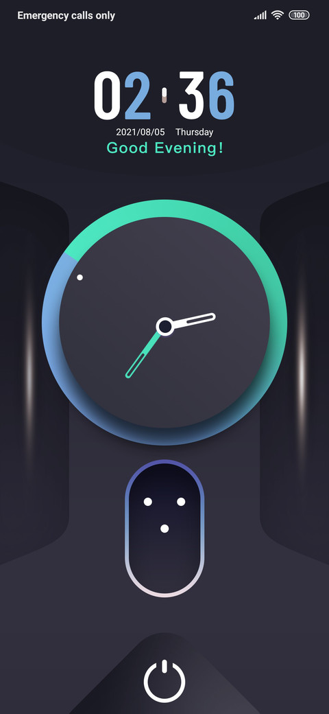 Shining widget preview