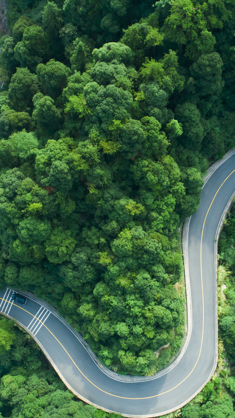 Aerial view of the road preview