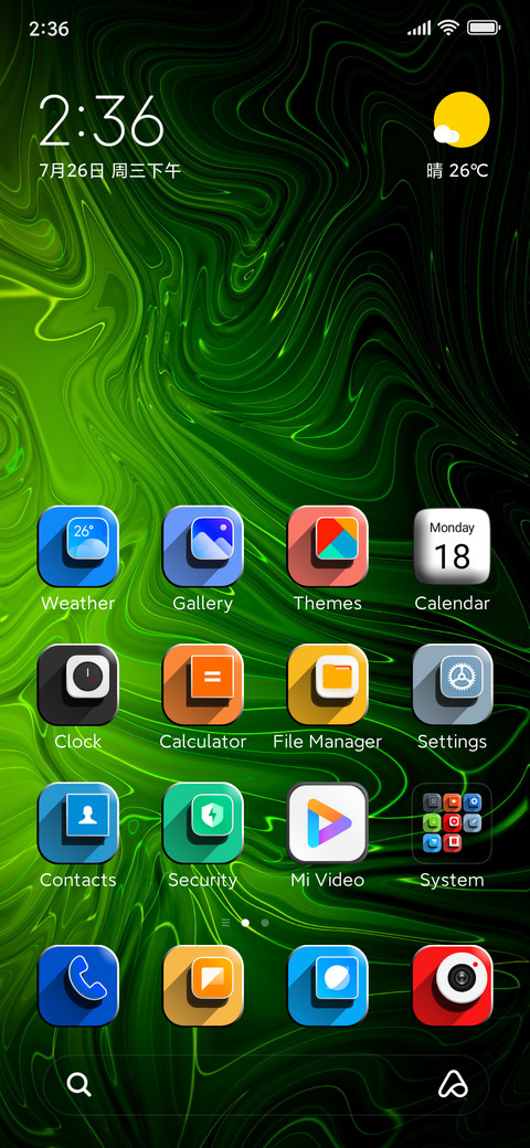Green preview