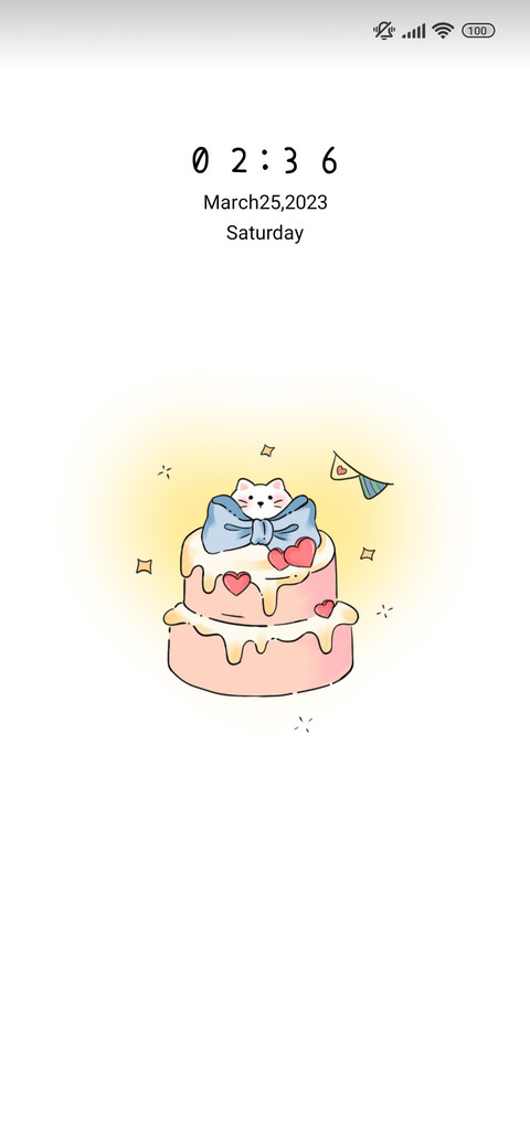Small cake preview