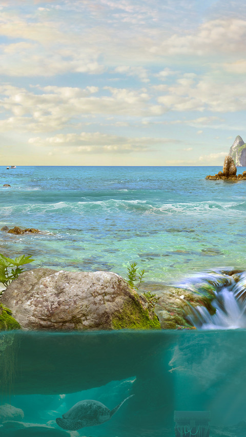 Oil painting of beautiful scenery preview