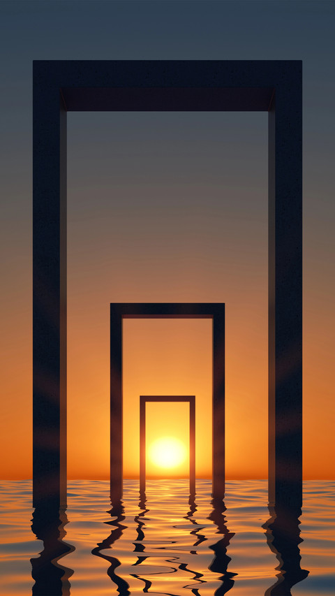 Minimalist abstract geometric creative wallpaper preview