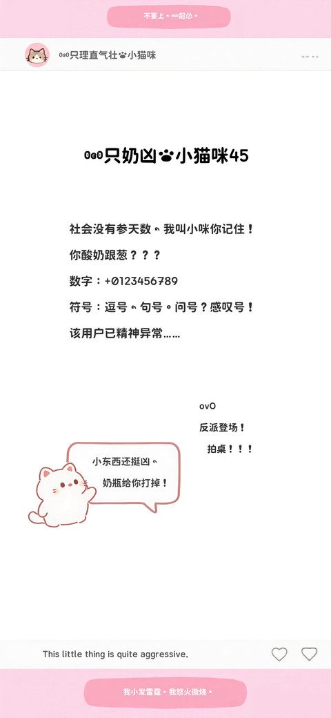 一只奶凶的小猫咪45 preview