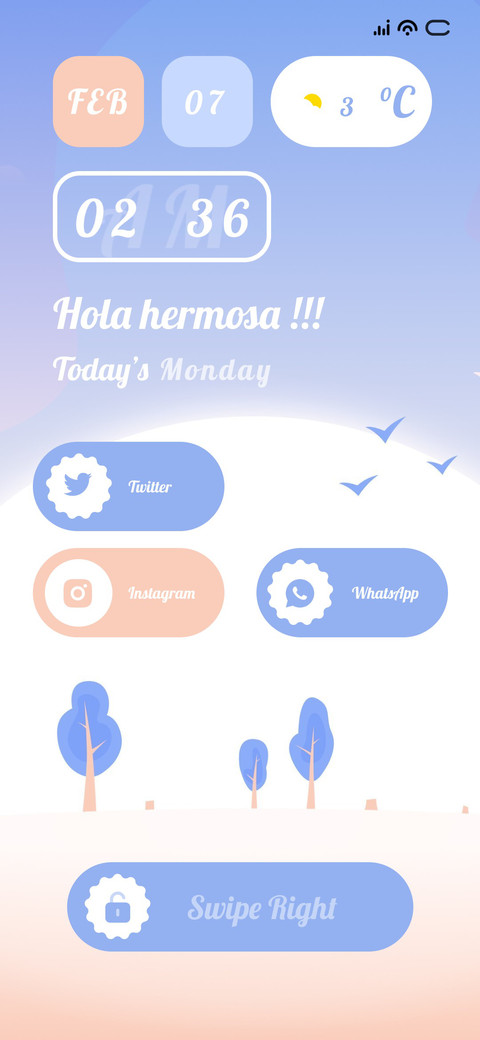 Pastel minimal preview