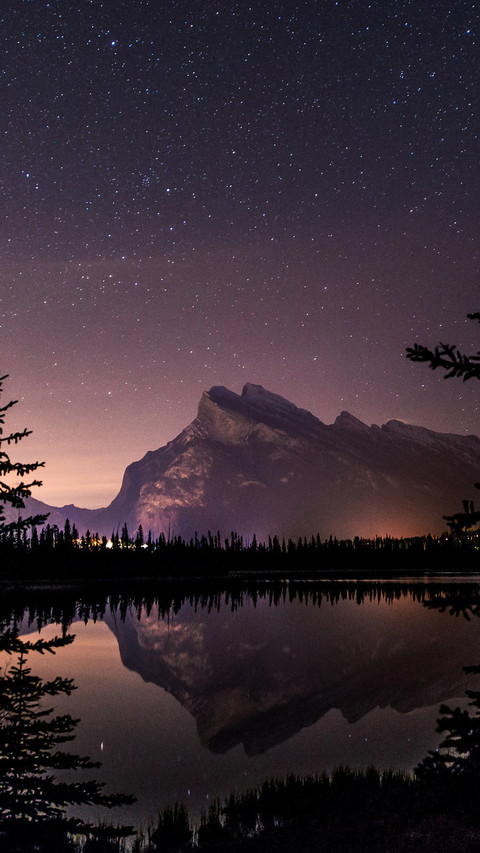 Vermillion-Lake-Stars-Qhd-Wallpaper-1080x1920 preview