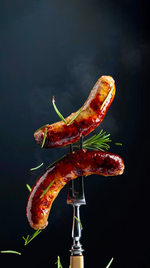 German sausages with rosemary preview