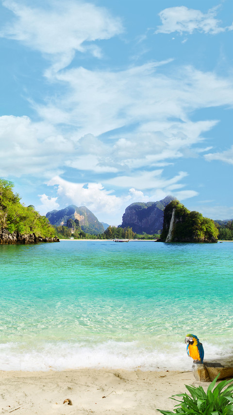 Oil painting of beautiful scenery preview