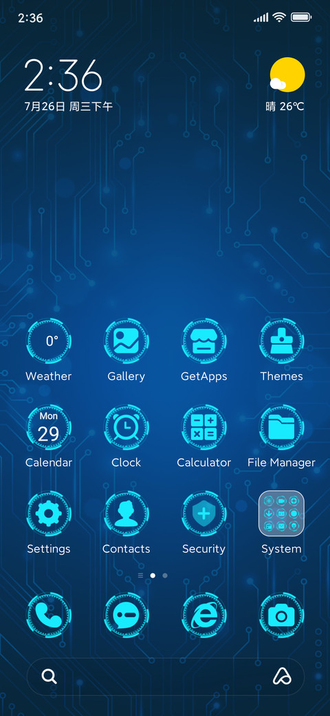 Neon Tech Current preview