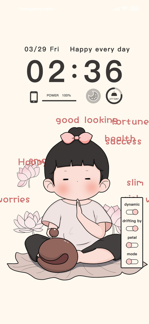 Buddha style lotus preview
