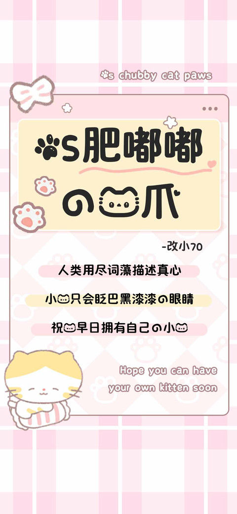 OS肥嘟嘟的猫爪 preview