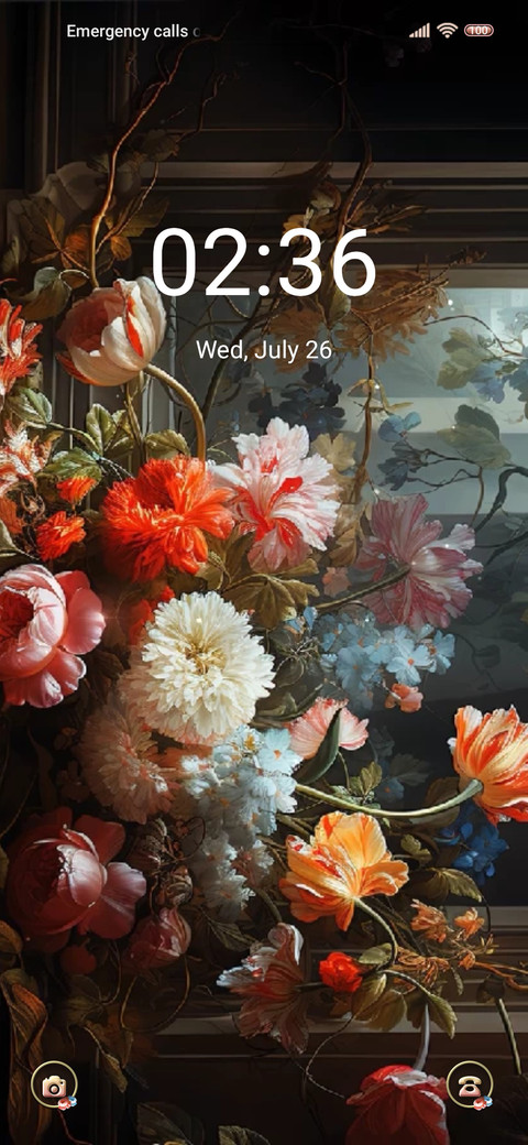 Retro flowers preview