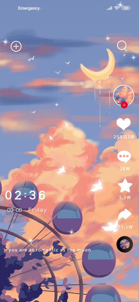 Moon clouds preview