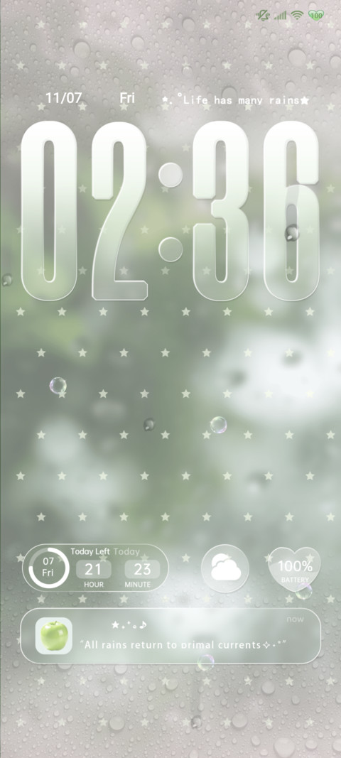 Custom Lucky rain preview