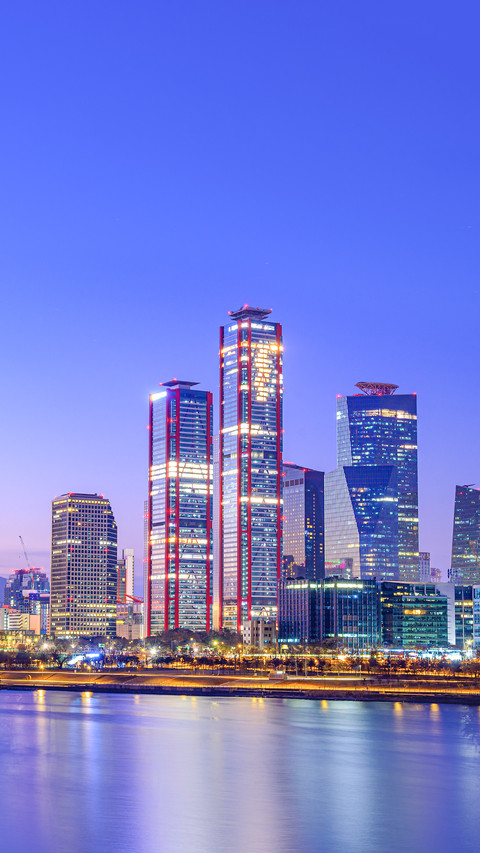 Cityscape Night View of Yeouido, Seoul preview