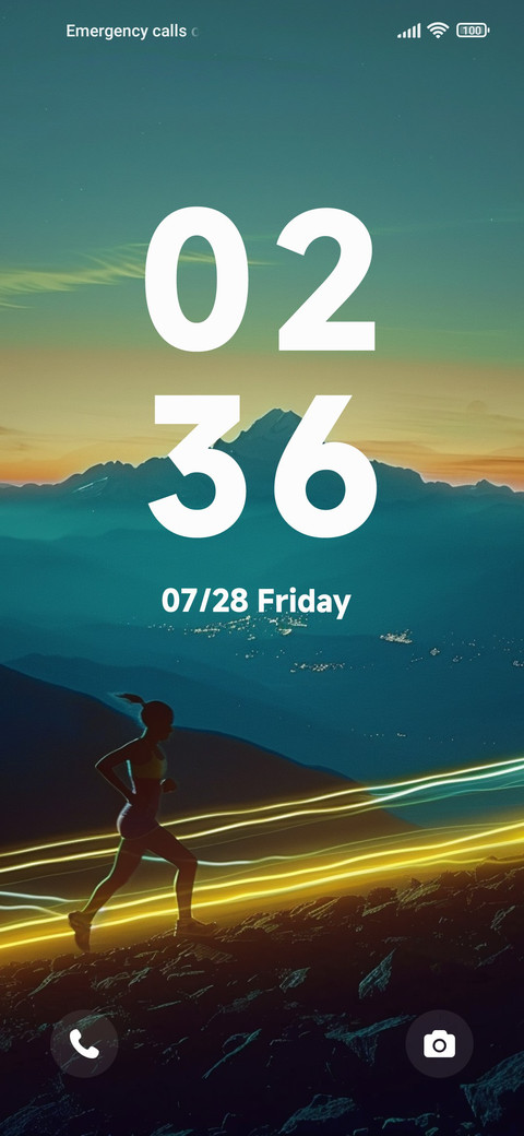 Running  dark preview
