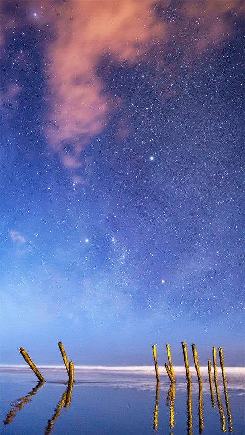 Beach night sky preview