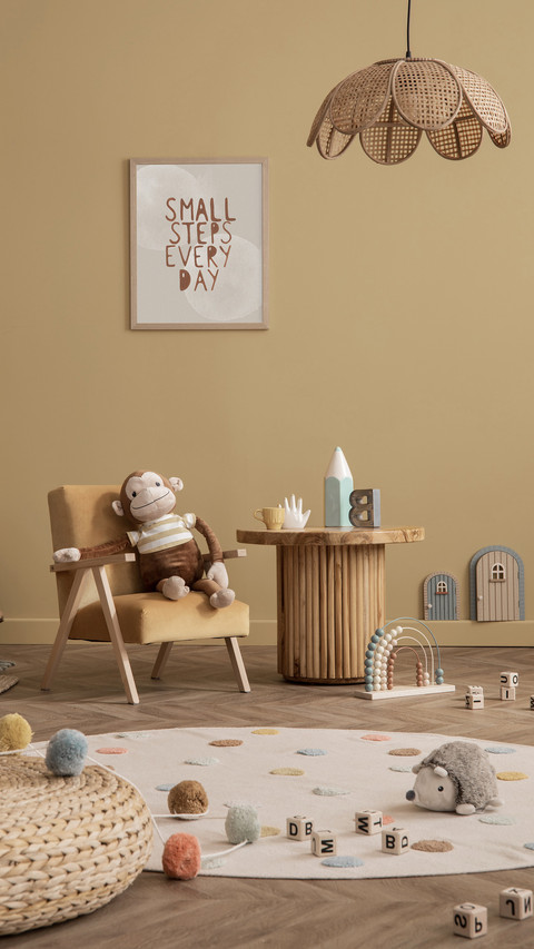 Creative interior mural design preview