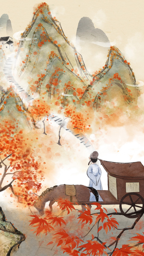 In autumn i always sigh with sadness and a fragile heart preview