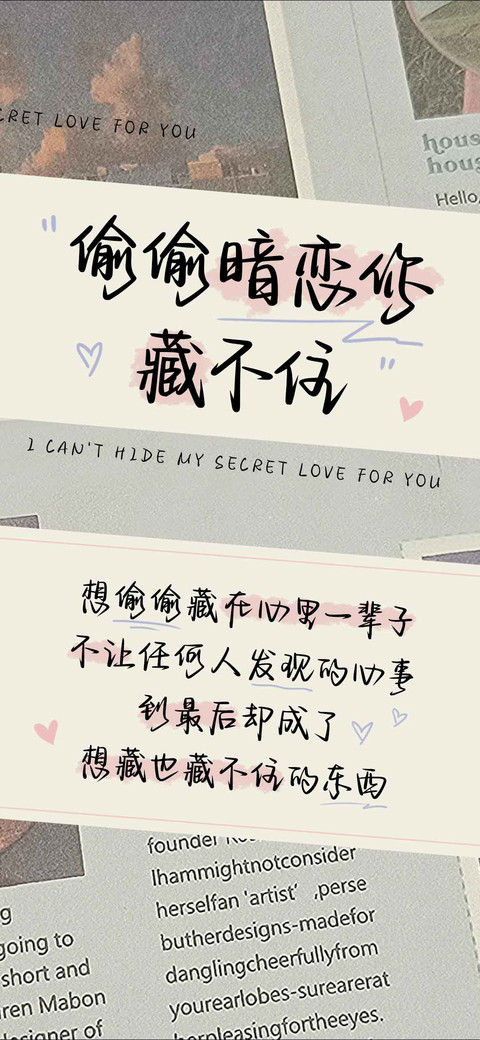 偷偷暗恋你藏不住 preview