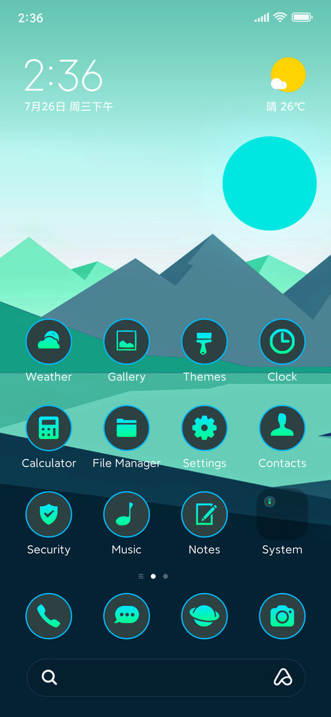 Minimalistic nine preview