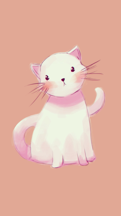 猫猫插画-拍信图库 preview