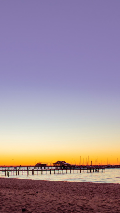Purple Sky sunset over the Fairhope Pier preview