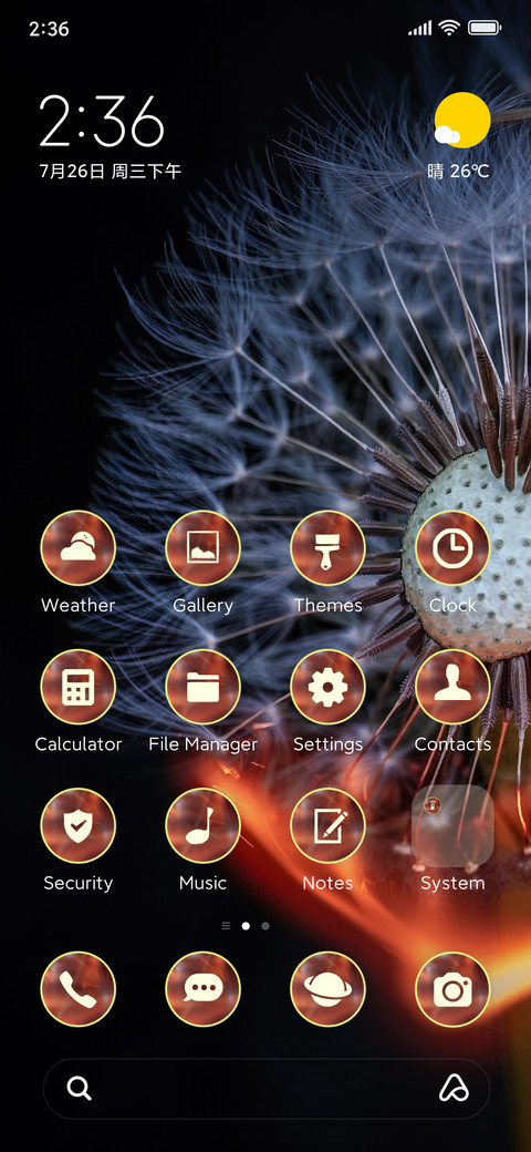 fire dandelion preview