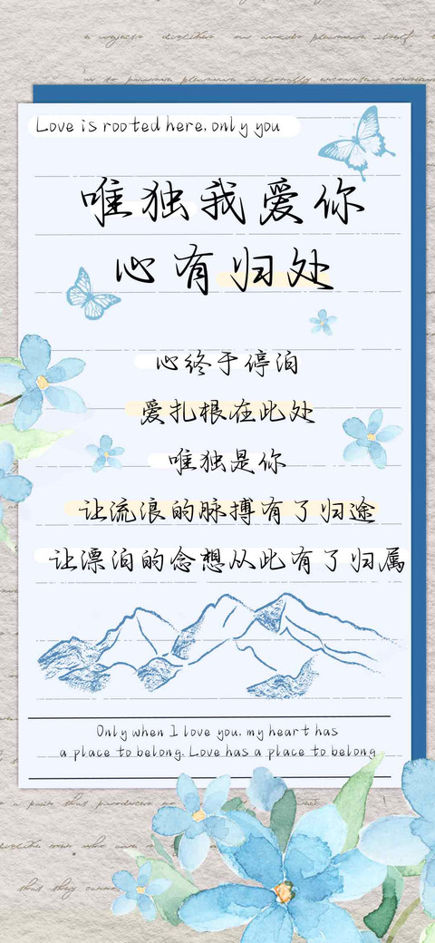 唯独我爱你心有归处 preview