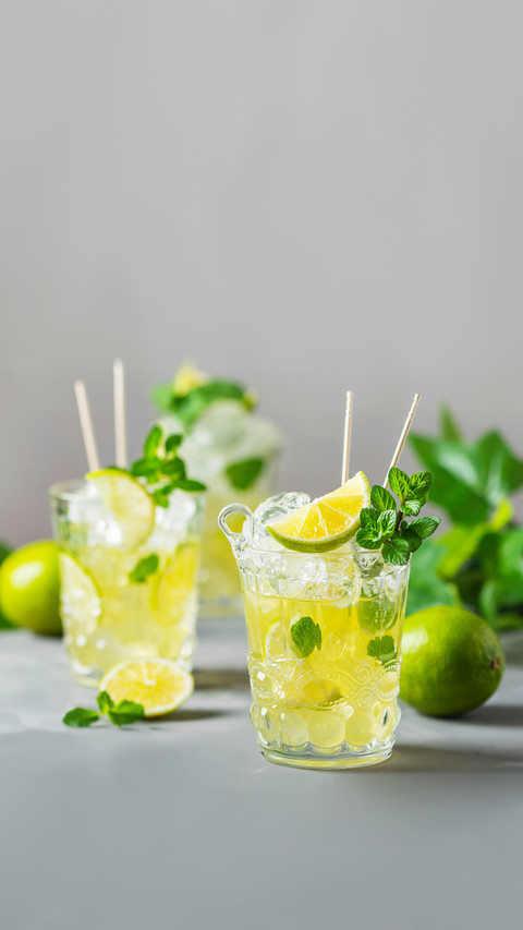 Cold Tea with Lime, Mint and Ice preview