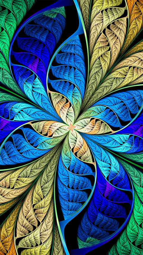 Colored glass window preview