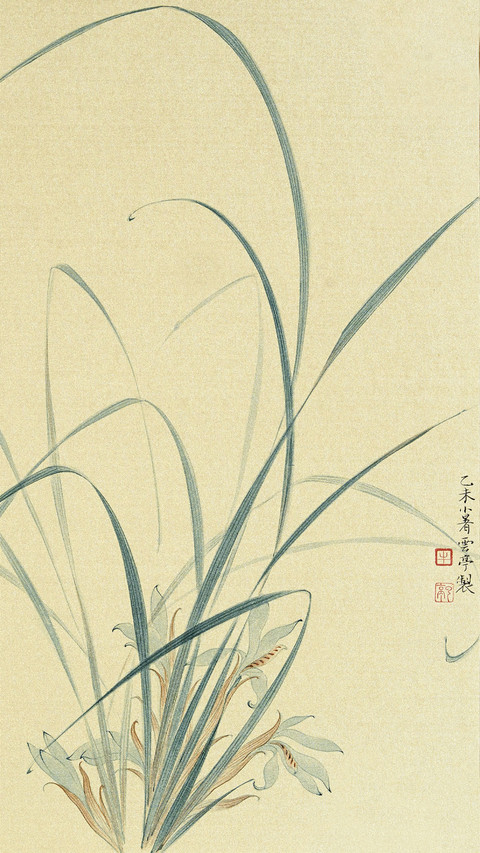 水墨花草 preview