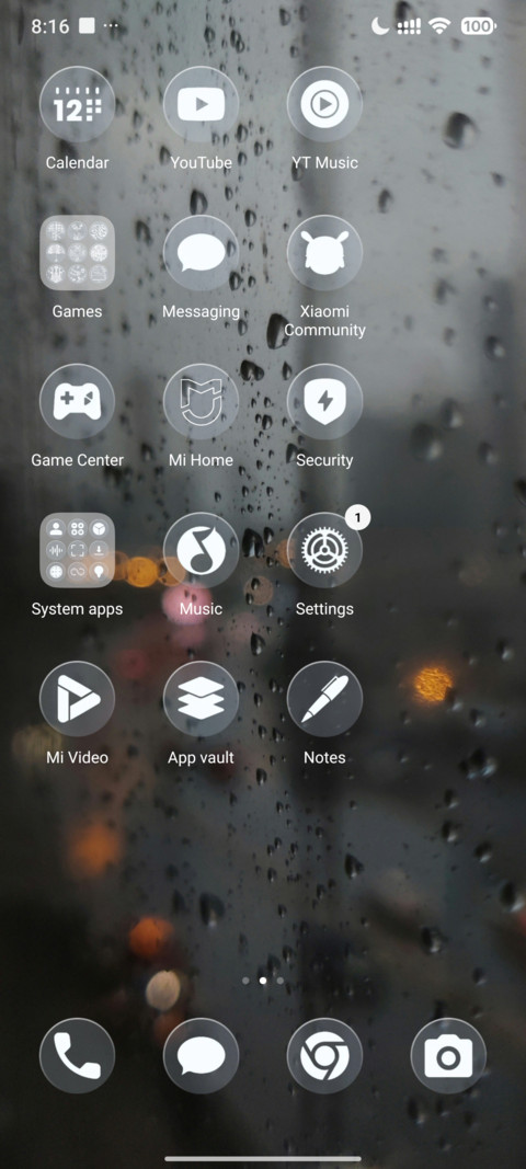 GlassyM MIUI Customization