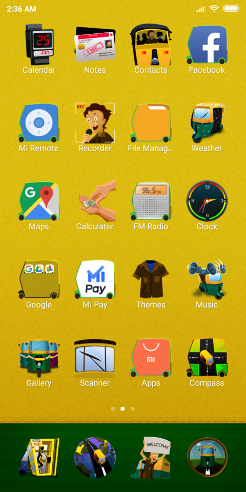 Auto Rickshaw miui theme