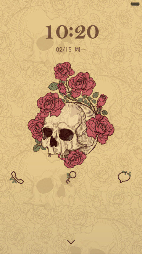 skull and roses preview