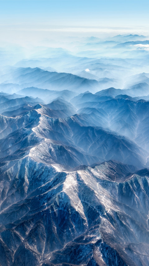 Aerial view of the magnificent sea of clouds over Mount Taib preview