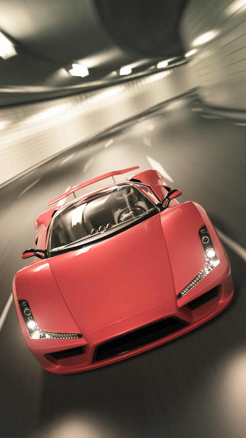 Red sports car 74 preview