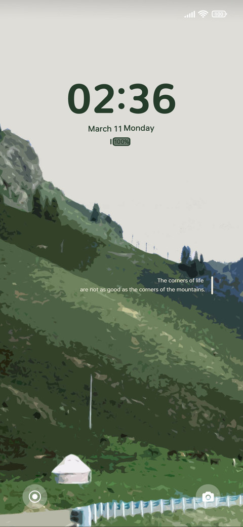Green mountains preview