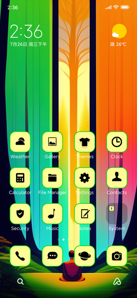 colorful artwork preview
